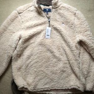 Southern Shirt Beige Fuzzy Sherpa Pullover